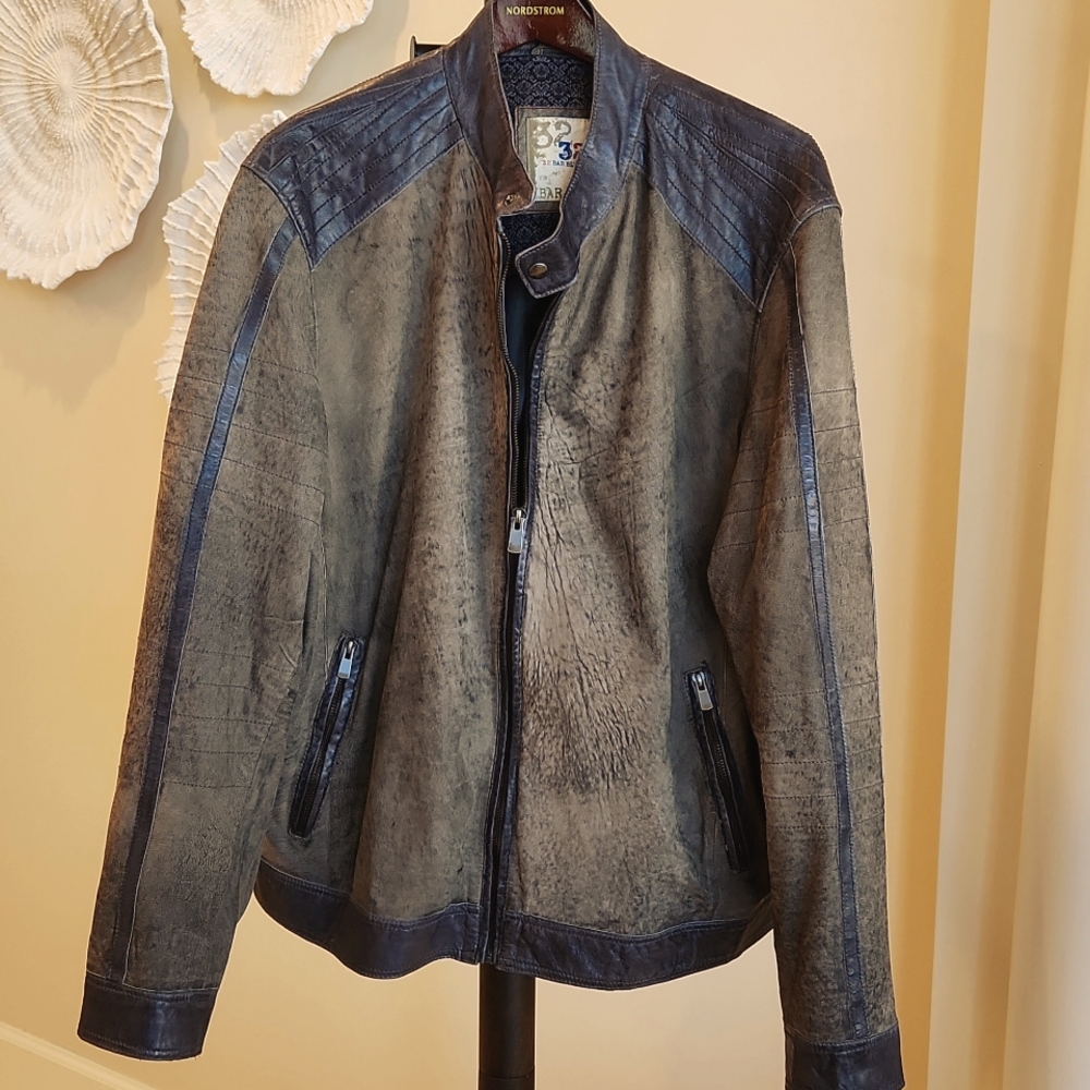 32 Bar Blues Leather moto jacket